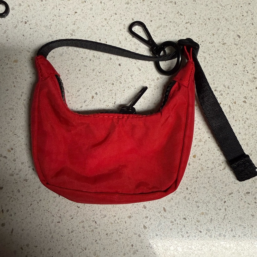 Baggu Red Crescent bag charm